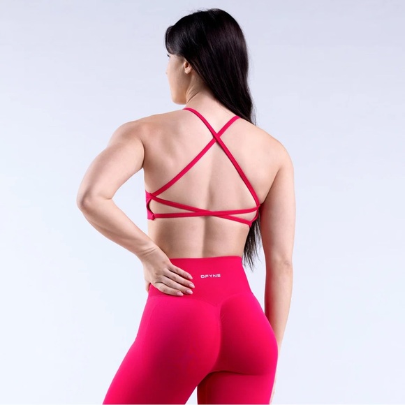 DFYNE Dynamic Backless Sports Bra - Rosa Pink - Picture 2 of 5